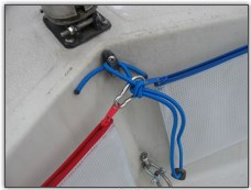 Centreboard Repair - Securing the bungee